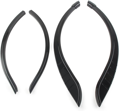 ya 23 10.7 baidi for Harley Tri-Glide Ultra FLHTCUTG Rear Fender Flares Skirts Trim Accent Black