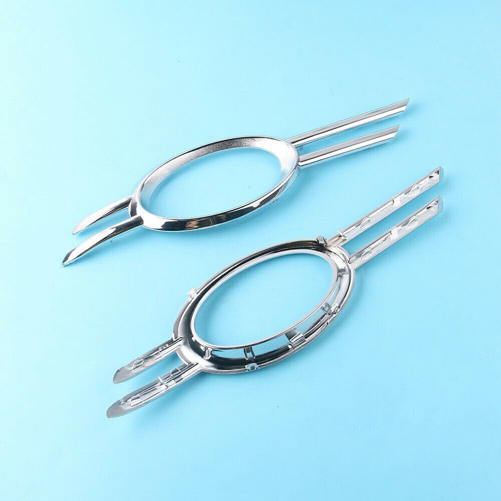 ya 14 9.20 zhengce Pair R + L fog light grills for Mercedes-Benz 07-09 E-Class W211-1