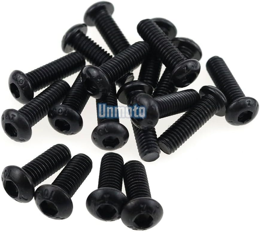 ya 23 10.7 baidi Black Fairing Bolt Kit body screws Clips for Honda CBR600RR 2009-2010