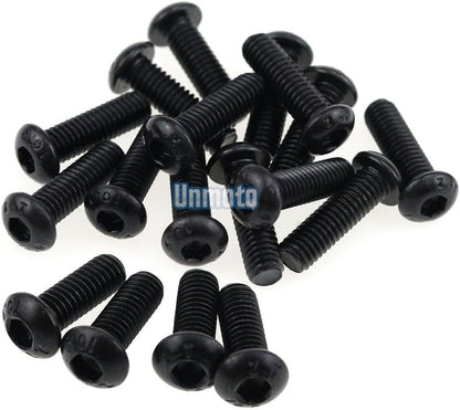 ya 23 10.7 baidi Black Fairing Bolt Kit body screws Clips for Honda CBR600RR 2009-2010
