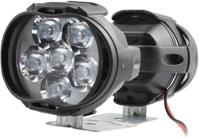 ya 13 9.15 baidi 2 Pack Long Lasting LED Motorcycle Auxiliary Headlight Spotlight with Switc