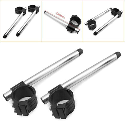 ya 4 8.14 Clip-On Handlebars 50mm Fork Tube Fit for Kawasaki ZX-14/ZX1400 ZX-10R ZX-6R