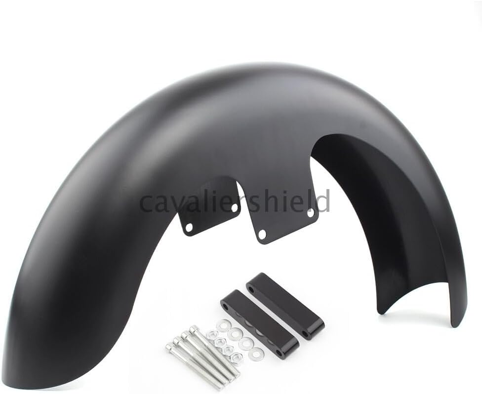 ya 23 10.7 baidi 21 Wrap Matte Black Front Fender for Harley Touring Electra Street Road Glide