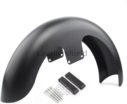 ya 23 10.7 baidi 21 Wrap Matte Black Front Fender for Harley Touring Electra Street Road Glide