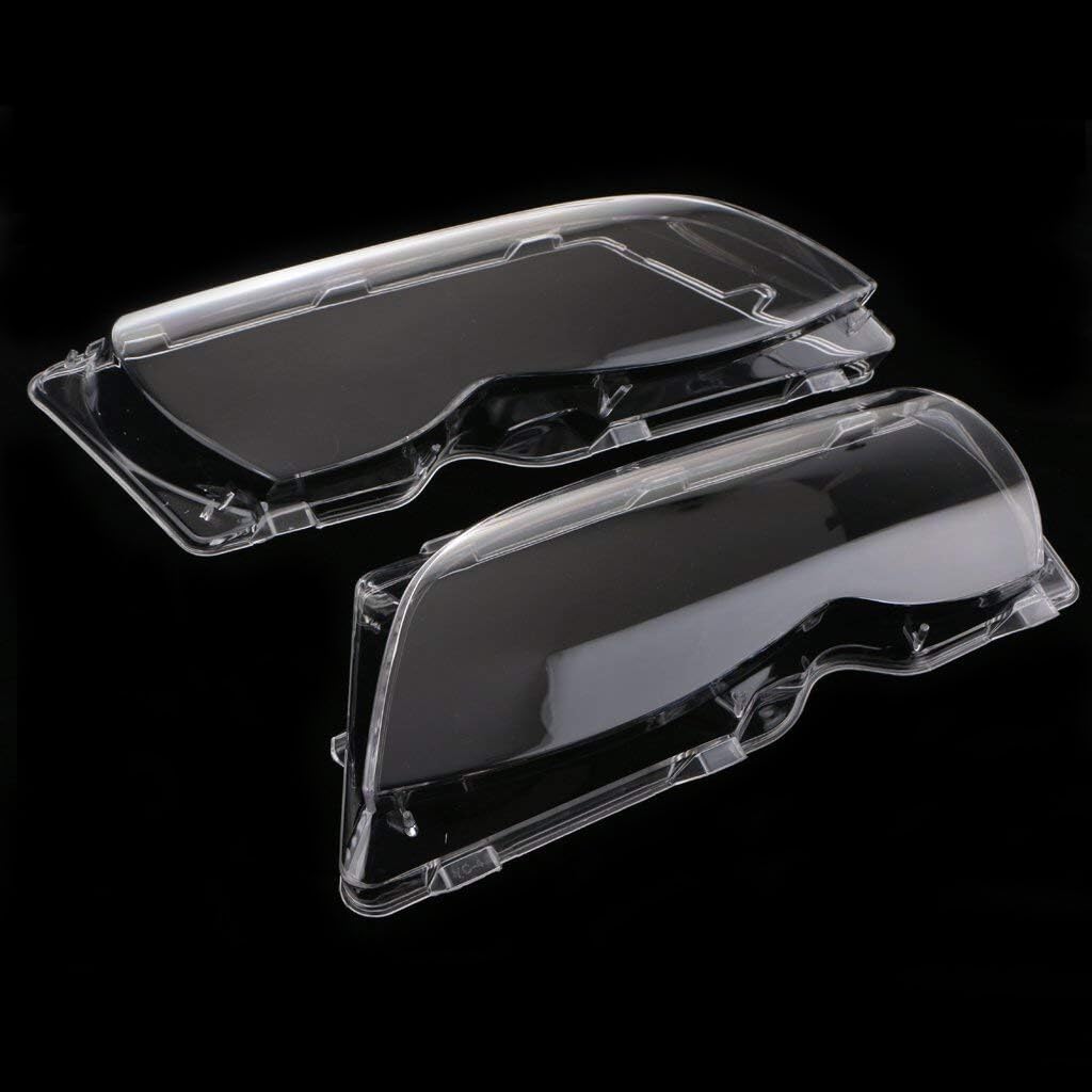 ya 10 9.16 zhengce Pair headlight glass lens spreader for BMW 3 Series E46 Touring 4DR 2001-20