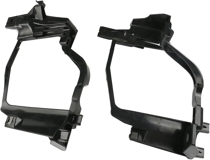ya 9 10.24 Pair Left Right Headlight Mount Bracket for BMW E60 E61 5-Series 525i 528i 530i