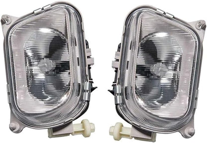 ya 9 10.24 Front Left & Right Bumper Fog Light Lamp Without Bulb For E-Class W210 1996-1999
