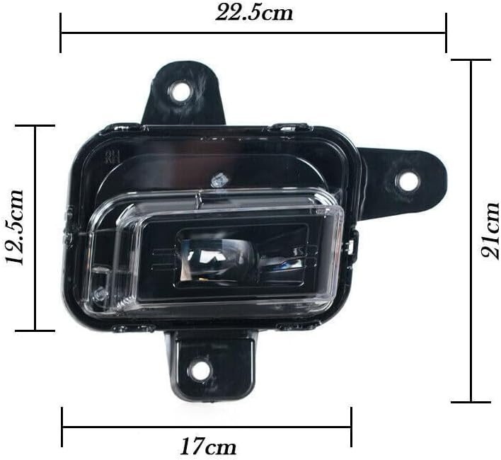 ya 10 9.16 zhengce Pair Side LED Front Bumper Fog Light Fog Lamp 2Pcs for GMC for Sierra 1500