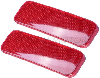 ya 27 10.13 baidi 2Pcs Rear Bumper Reflector Left & Right for Ford Transit Connect Tourneo Red