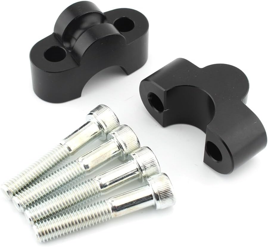 ya 6 8.14 for Honda CB1100 RS CB1100EX MSX125 Black Motor Handle Bar Riser Mounting Clamp