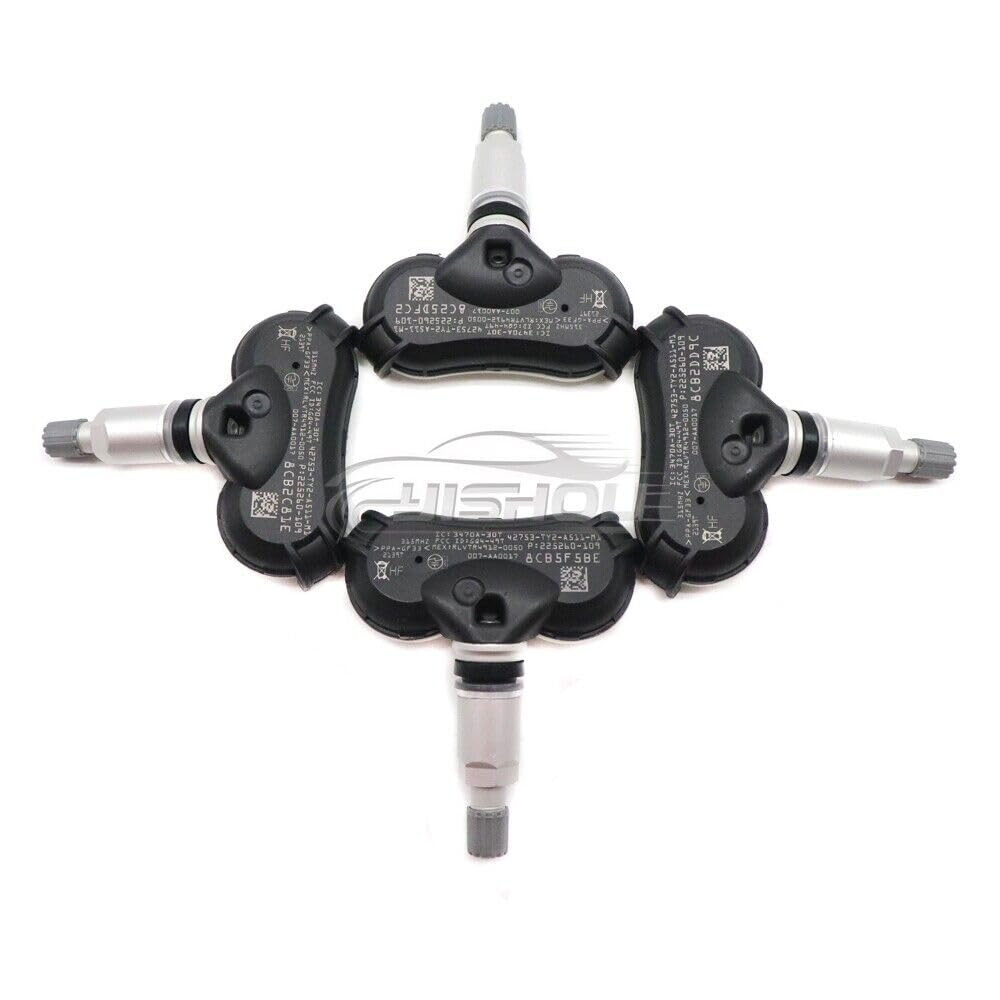 ya 2 8.15 Set of 4 tire Pressure Monitoring System sensors 315MHz Suitable for Acura TL ZDX RLX