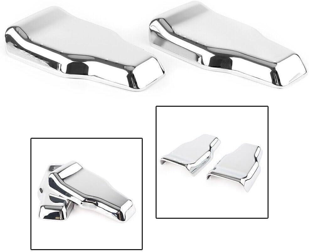 ya 4 8.14 2pcs Window Hinge Cover Trim for Jeep for Wrangler JL 2018 2019 Chrome ABS
