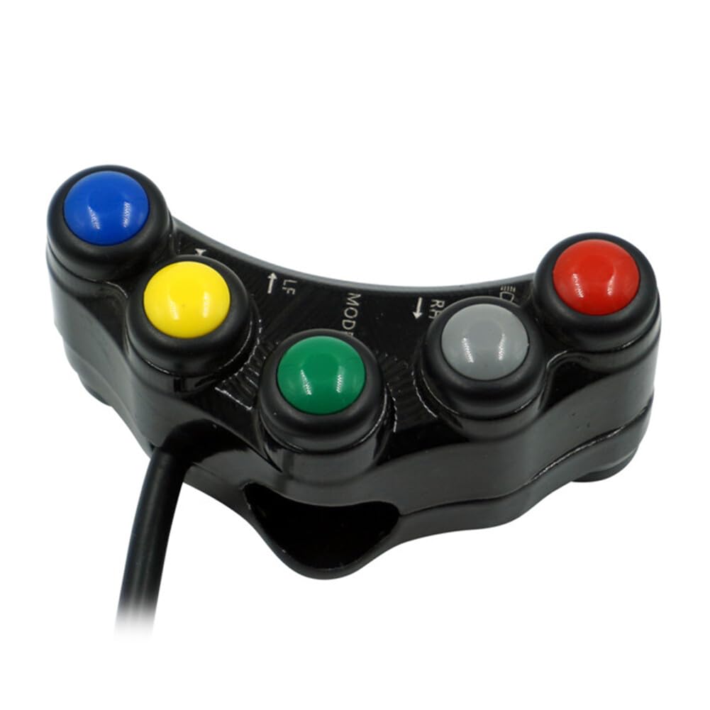 ya 12 10.8 zhengce 7/8 22mm Motorcycle Switches Handlebar Control Switch Button ON Off Start K