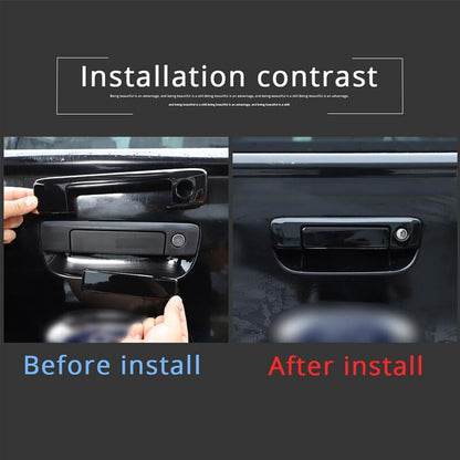 ya 10 9.16 baidi Gloss Black Tailgate Handle Cover Tailgate Handle Decoration Suitable for Ford Ranger 2015-21-