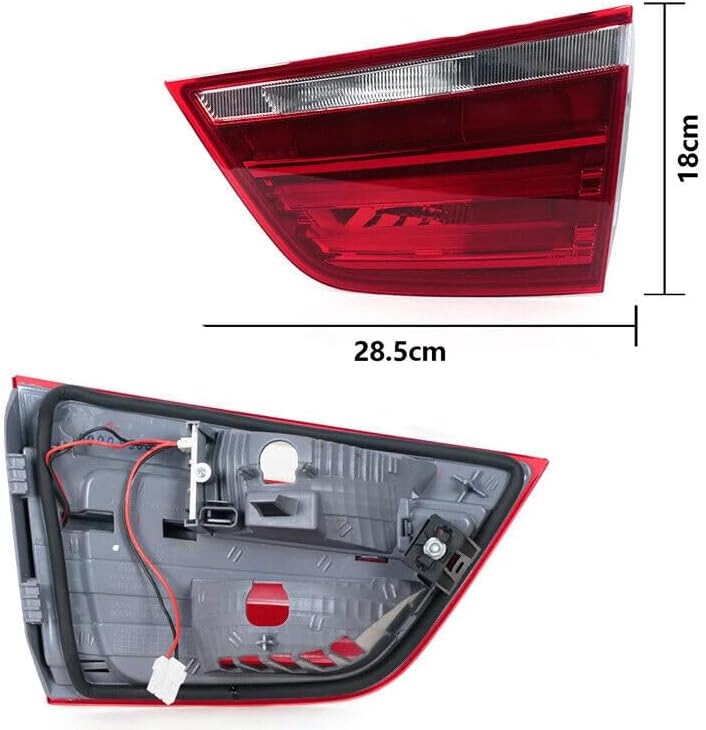 ya 10 9.16 zhengce 2X for BMW F25 X3 2011-2016 Left+Right Inner LED Tail Light Rear Brake Lamp