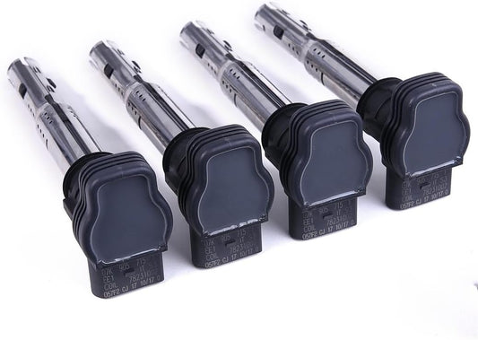 ya 4 8.10 4Pcs Ignition Coil Set for VW for Golf for Passat Beetle for Audi A4 Q3 Q5 for SEAT #07K905715F#