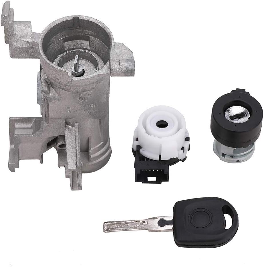 ya 9 10.24 Ignition Switch with Lock Cylinder Key for 2006-2011 for VW for Golf for Jetta Rabbit for Audi