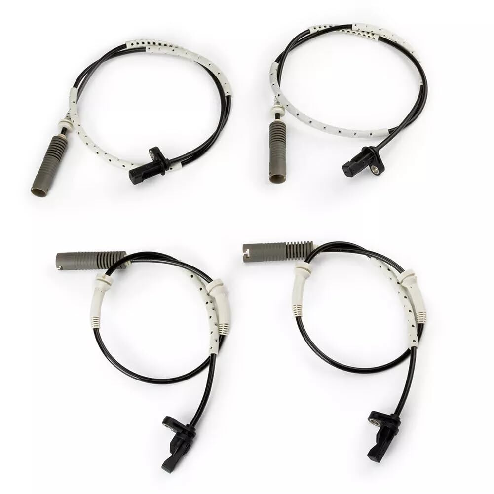 ya 9 10.24 4-Pack Front and Rear ABS Wheel Speed sensors Left and Right for BMW E82 128i E90 328i-