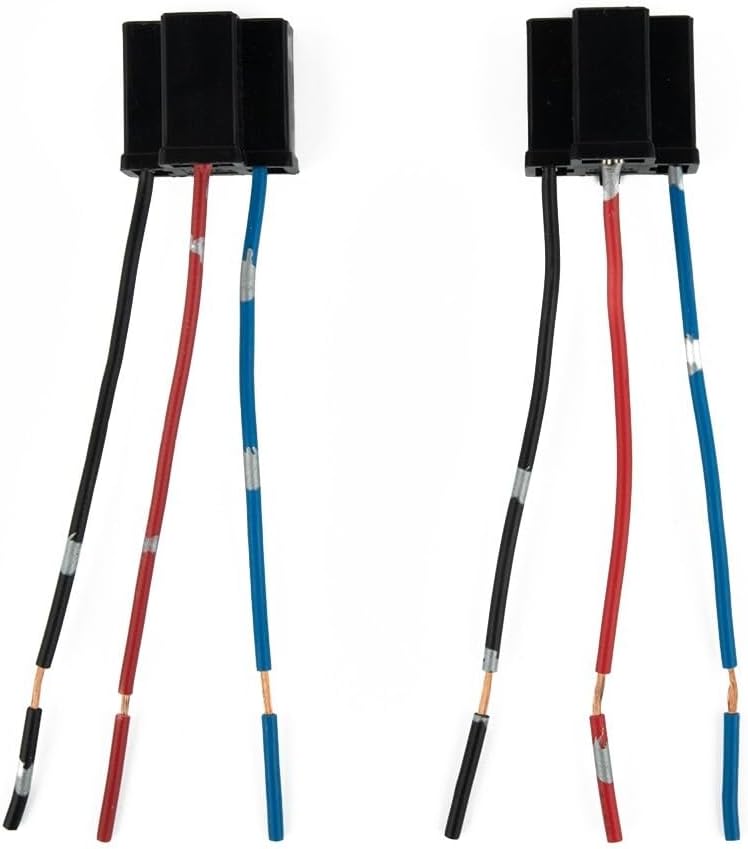 ya 13 9.15 baidi H4 3 Pin Headlight Replacement Bulb Holder Connector with Plastic Material