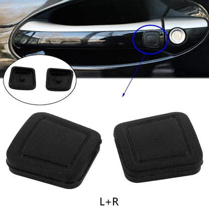 ya 10 9.16 baidi 1*Keyless Entry Door Handle Button Cover Cap for for Benz Cass W220/R230/C215 Black