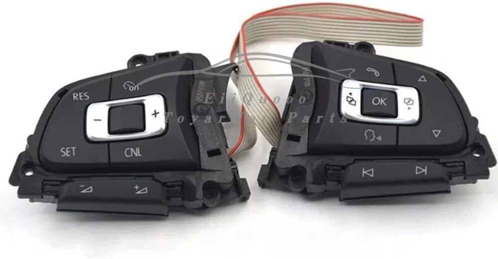 ya 5 8.10 Multi-function Steering Wheel Buttons for VW for Golf Sportsvan 2016-2021 5G0959442P