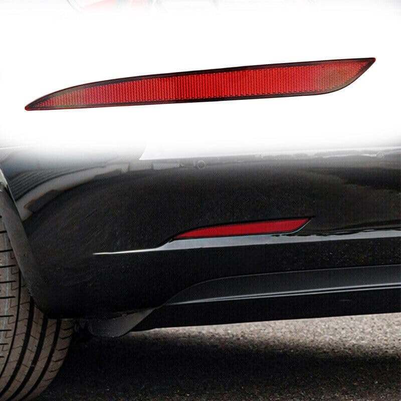 ya 14 9.20 zhengce Left Rear Bumper Reflector Tail Light Red Lens Fits for Tesla Model 3 2017--1