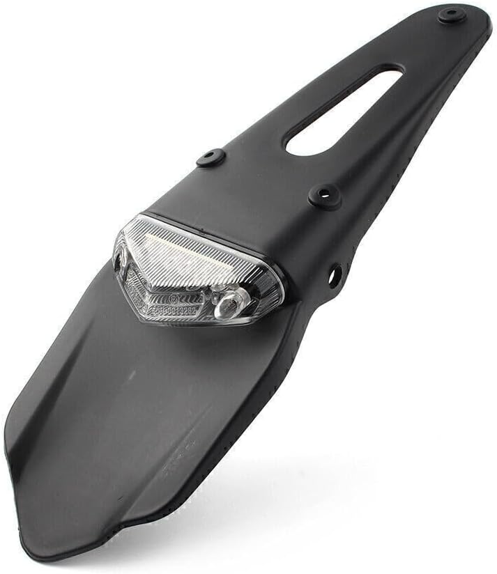 ya 10 9.16 zhengce Universal Motorcycle Clear Lens Rear Tail Light Dirt Bike Fender LED Off-Ro