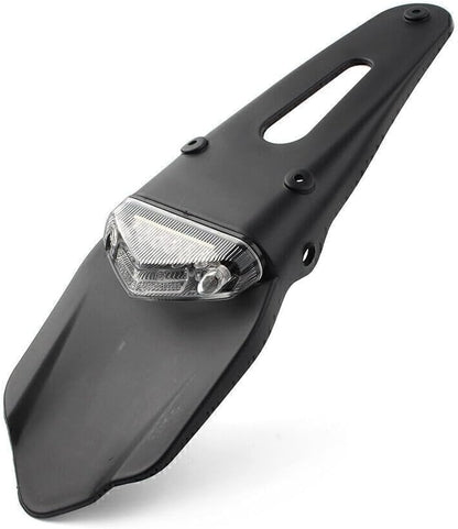ya 10 9.16 zhengce Universal Motorcycle Clear Lens Rear Tail Light Dirt Bike Fender LED Off-Ro