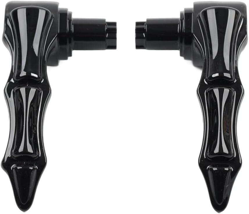 ya 11 9.14 baidiBlack Saddlebag Skull Fingers Latch Handles for Harley Touring Bagger 2014-up 15