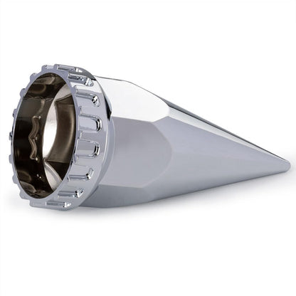 ya 10 9.16 baidi 20X 33mm Thread-on Spiked Lug Nut Covers ABS Chrome Plastic for Semi Truck