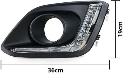 ya 2 8.15 The set is suitable for Suzuki Swift 2014-2016 LED bumper daytime driving running lights