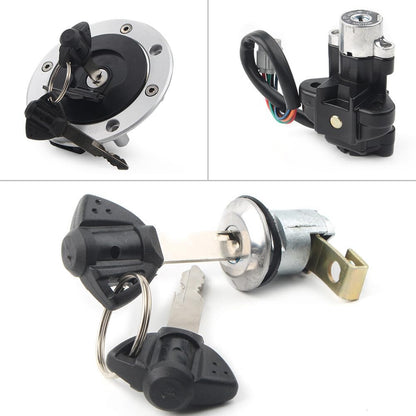 ya 6 8.24 baidi for Suzuki VStrom1000/DL1000 2002-2009 1x Ignition Switch Fuel Gas Cap Lock Set