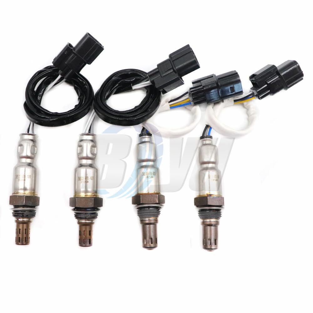 ya 12 10.8 baidi 4X New + Oxygen Sensor for 2011-2013 for Honda Odyssey V6 3.5L