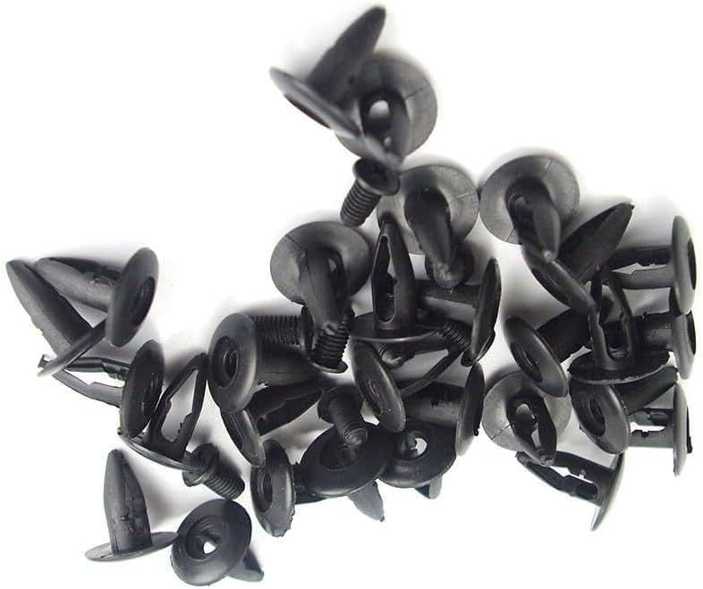 ya 2 8.15 50pcs Fender Liner Fastener Clip Rivet Black for Mazda Miata 626 929 MPV CX-7