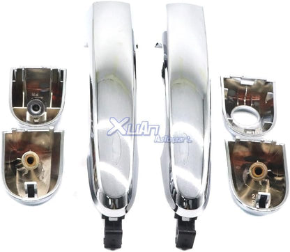 ya 10 9.16 baidi for 2011-15 for Kia for Sorento Chrome Door Exterior Handle Left + Right Front & Rear Driver-