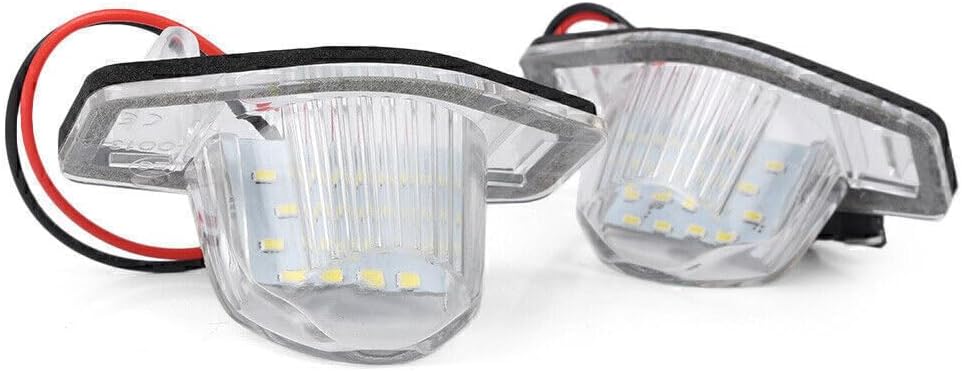 ya 13 9.15 baidi 2 x 18 LED License Plate Lights for Honda Jazz Odyssey Stream CRV FRV7