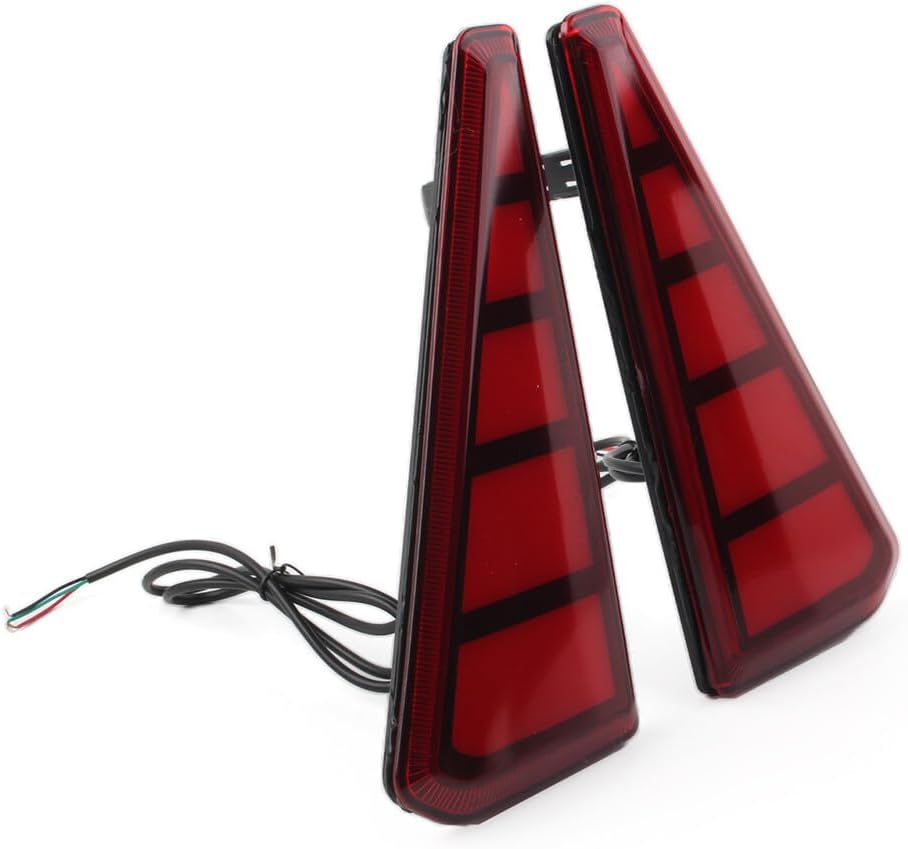 ya 4 8.24 baidi for Toyota Noah Voxy 80 Series 2014-2018 2x LED Rear Bumper Fog Lamp Brake Light