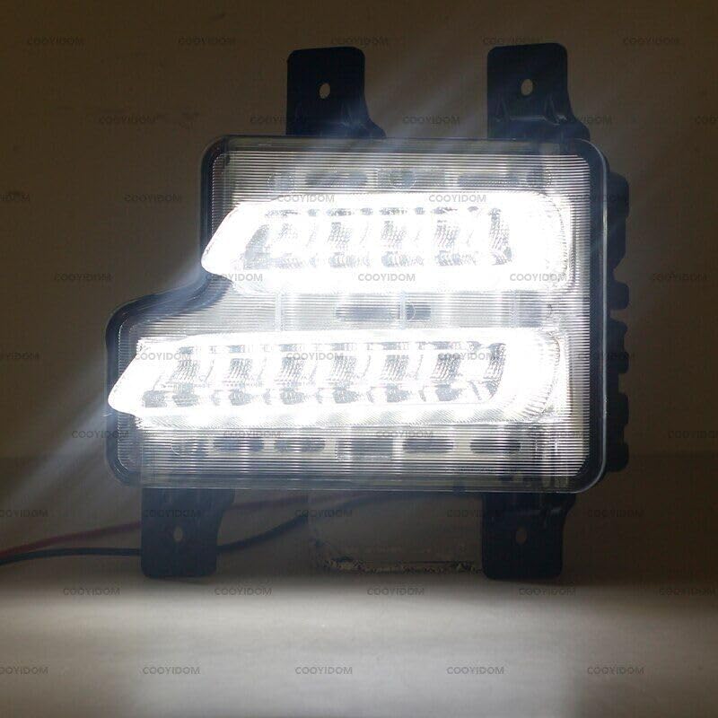 ya 2 8.15 1 set of front bumper LED DRL fog lights suitable for Chery Tiggo 5X 7 2020 Tiggo E 2021