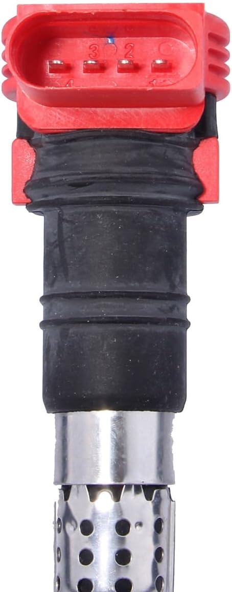 ya 9 10.24 Red Ignition Coil for VW Phaeton Touareg for Audi A4 A6 4.2 V8