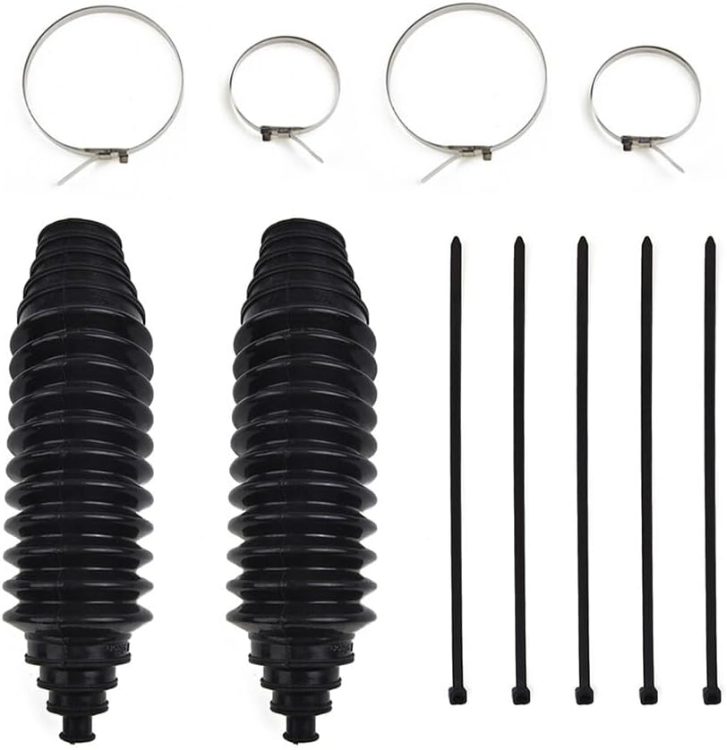 ya 4 8.10 Silicone Rack Pinion Steering Gaiter Pinion Boots+Cable Ties+Clamp Kit