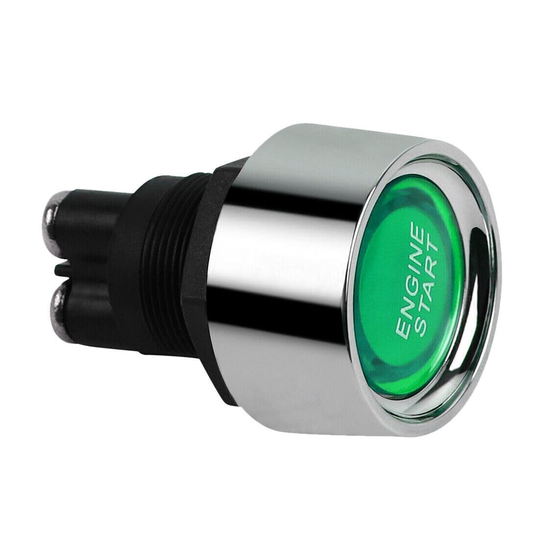 ya 6 8.24 baidi Green car Engine Start Stop Button Ignition Switch 12V/24V Universal @