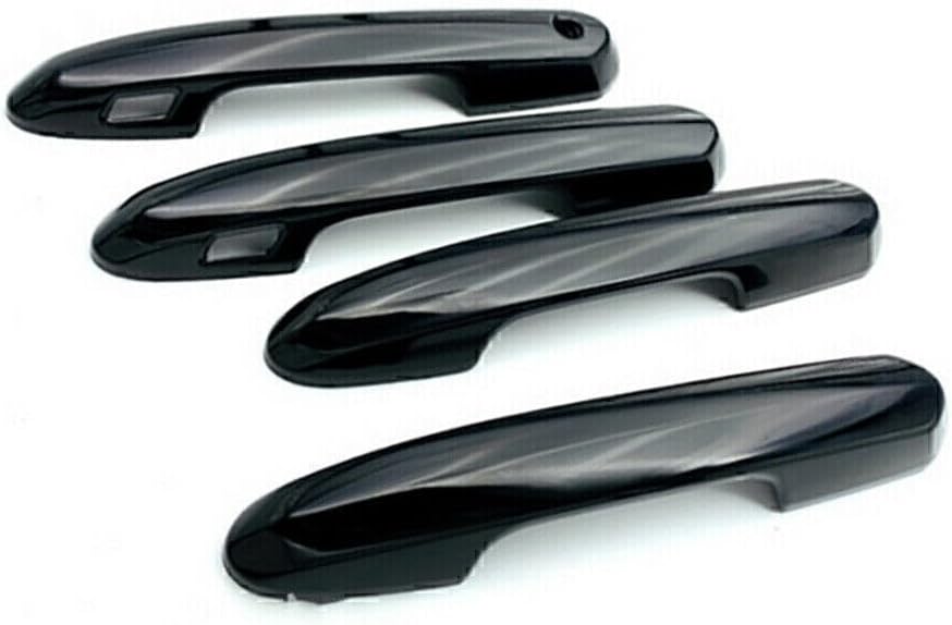 ya 5 8.10 for Toyota RAV4 2019 2020 Black Car Door Side Handles Cover Trim Decor