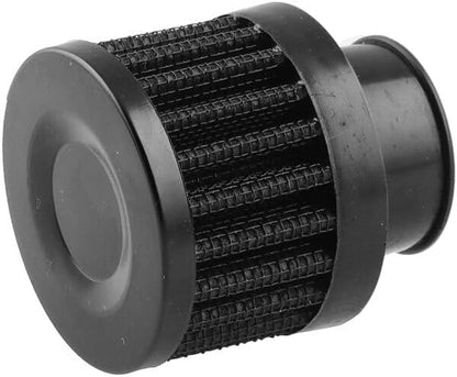 ya 13 9.15 baidi Round Car Cold Air Intake Crankcase Ventilation Filters Kit Respirator 2Pcs 25mm