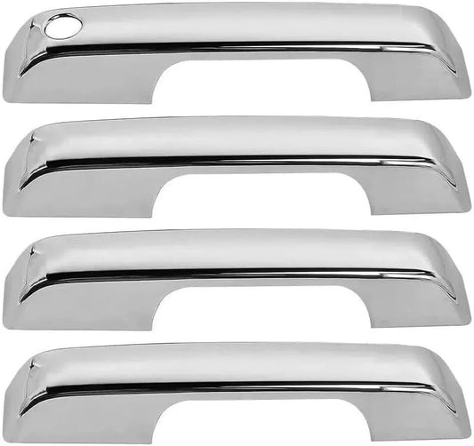 ya 12 10.31 for 2021 2022 2023 2024 for Ford F150 Door Handle Covers F-150 (W/O for Smart Key) Chrome