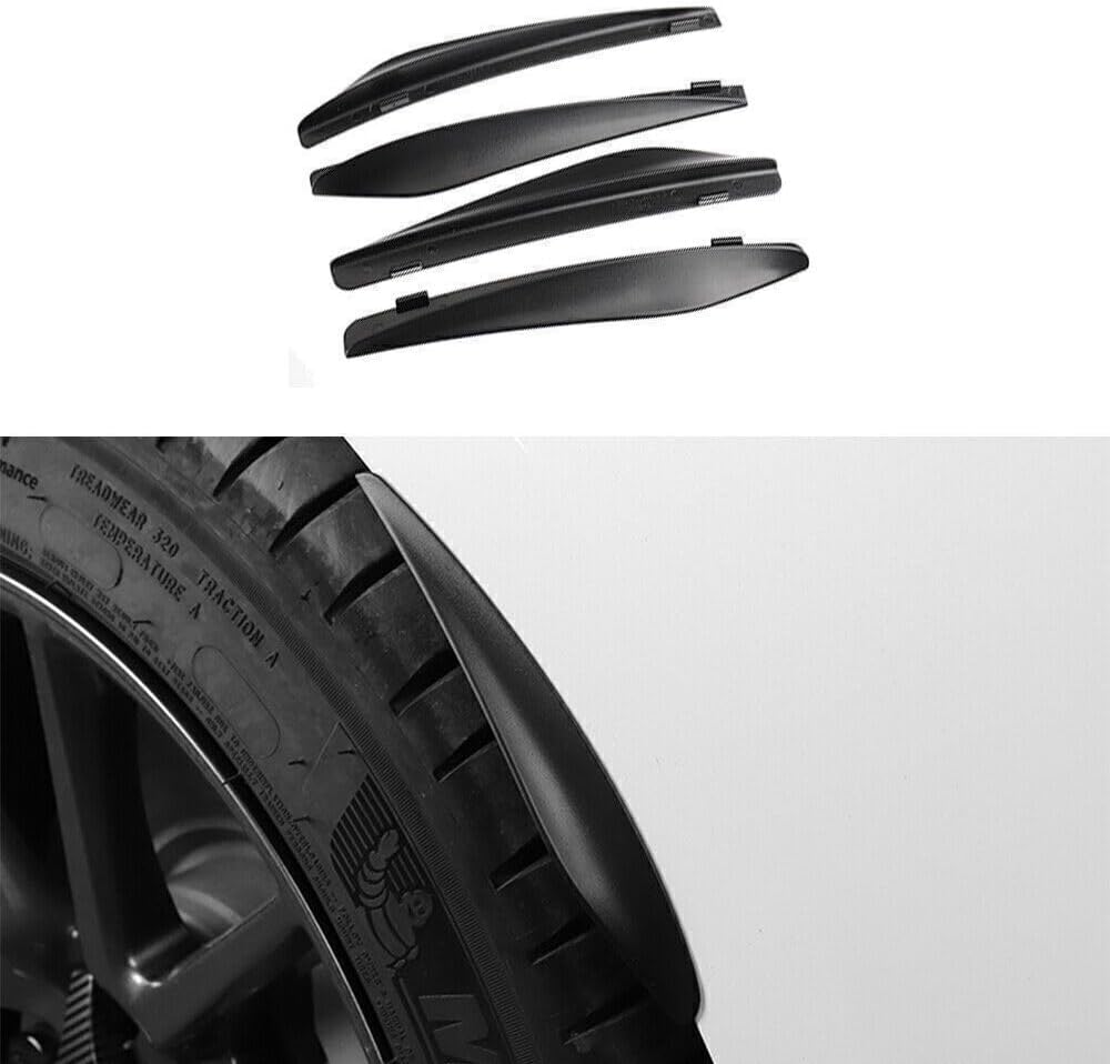 ya 7 8.24 baidi Suitable for Tesla Model 3 Mudguard Fender Flares Wheel Eyebrow Protector Black O