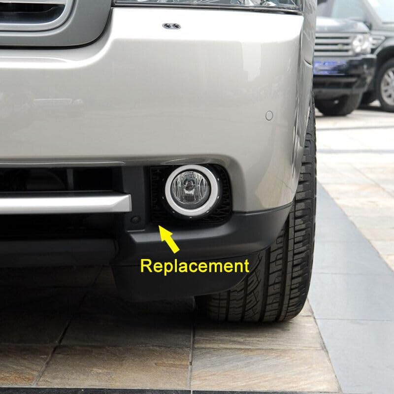 ya 4 8.14 2-pack front fog lamp cover bezel fits 2010-12 for Land Rover for Range Rover L322