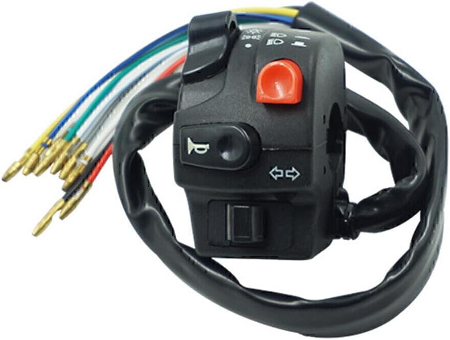ya 4 8.14 7/8 Horn Button Turn Signal Electric Fog Lamp Start Handlebar Controller Switch