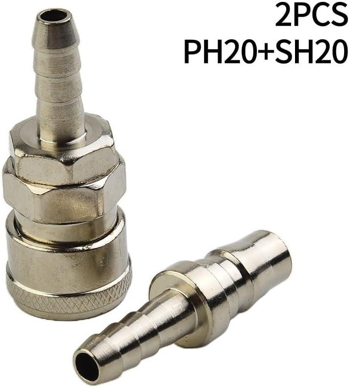 ya 14 9.20 baidi Hose Fittings Air Line Tools Portable Quick Release SH20 PH20 Silver 8mm-1