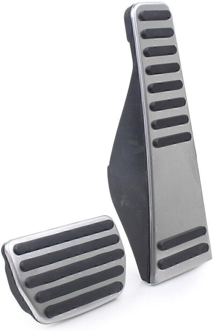 ya 11 9.14 baidifor Volvo XC60 2018 Aluminum Alloy + Rubber Accelerator Pedal Pads Cover Kit