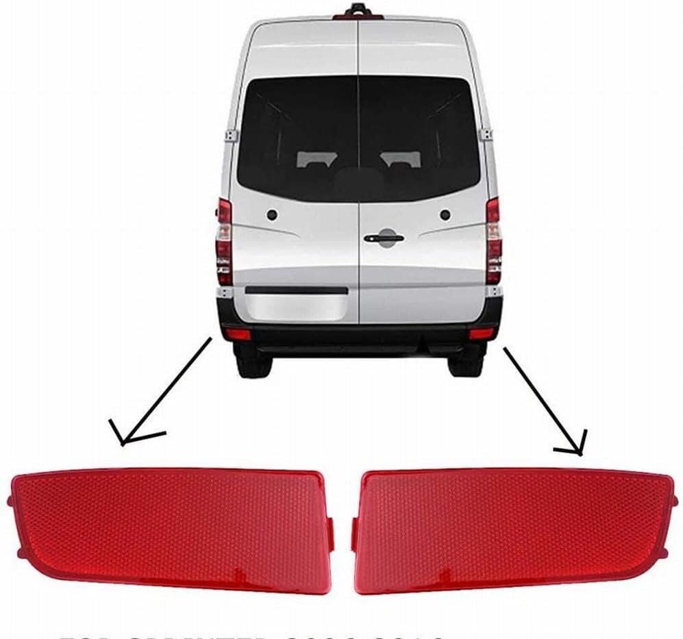 ya 13 9.15 baidi 2 Pcs Rear Bumper Reflector For Mercedes For Benz Sprinter W906 2006-2016